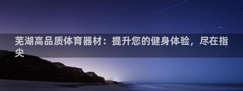 新城平台人才：芜湖高品质体育器材：提升您的健身体验，