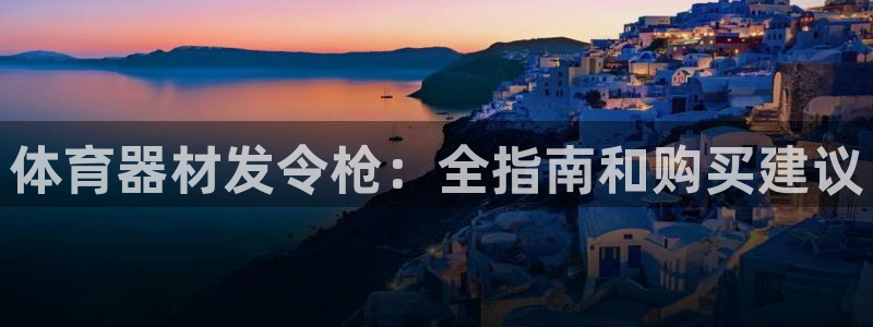 新城平台丁6.7.5.1.3.8：体育器材发令枪：全