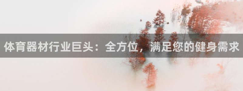 新城娱乐登陆地址：体育器材行业巨头：全方位，满足您的