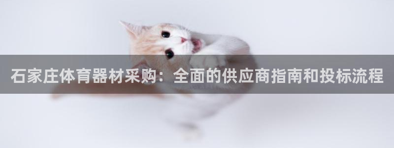 新城娱乐注册：石家庄体育器材采购：全面的供应商指南和