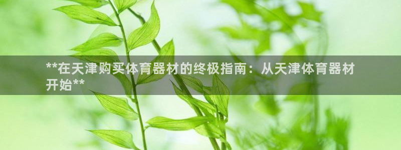新城娱乐挂机脚本：**在天津购买体育器材的终极指南：