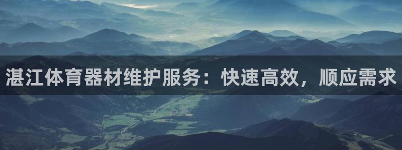 新城官网入口：湛江体育器材维护服务：快速高效，顺应需